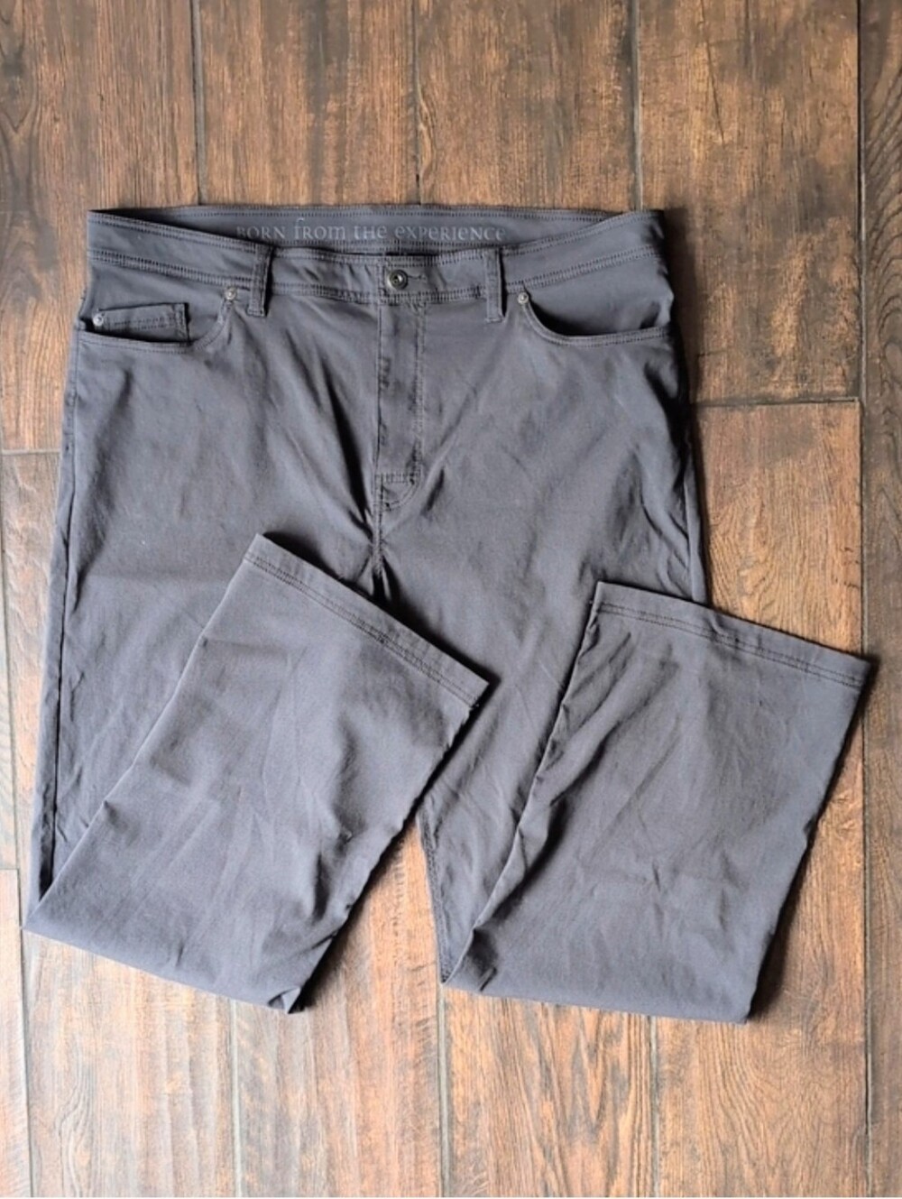 Prana Gray Slim Fit Outdoor Pants - Men's 42